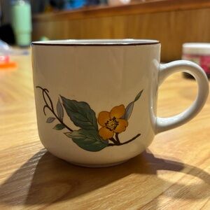 Vintage Woodhill Floral Ceramic Coffee Mug